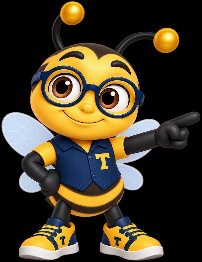 Taxmize bee mascot for Business Formation